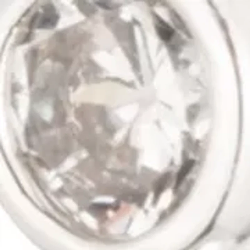 Hoop Cubic Zirconia Pave Earrings 