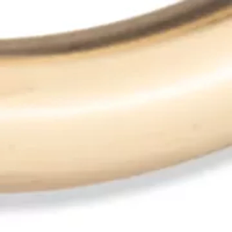 Sculptural Gold-Tone Hoop Earrings