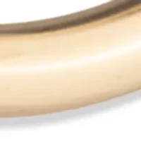 Sculptural Gold-Tone Hoop Earrings