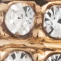 Crystal Pavé Huggie Earrings