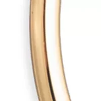 Two Tone Split Hoop Earrings
