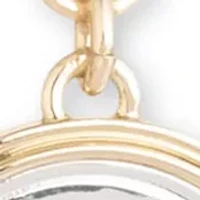 Two-Tone 17 Inch LRL Coin Pendant Necklace