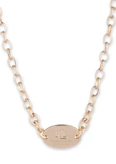 Logo Frontal Necklace