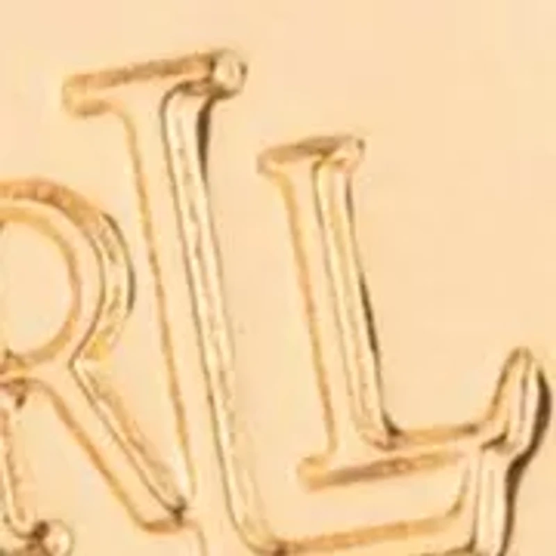 Gold Tone Tortoise Logo Pendant Necklace