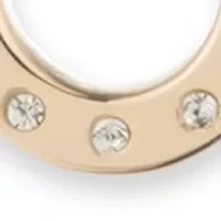 Gold Tone Horseshoe Pendant Necklace