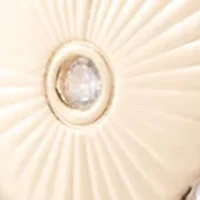  Logo Cubic Zirconia Heart Pendant Necklace