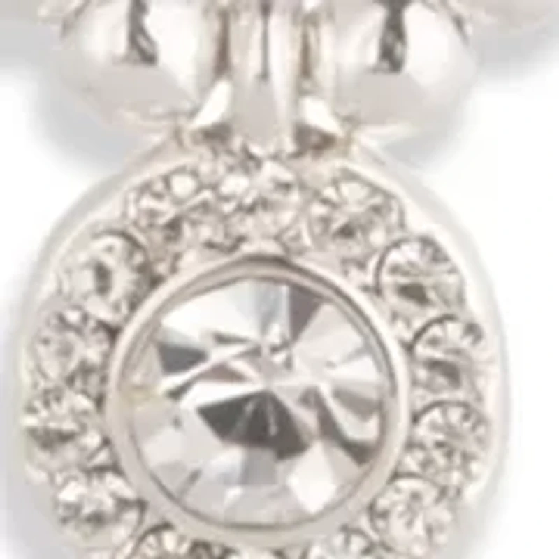  Pavé Beaded Pendant Necklace