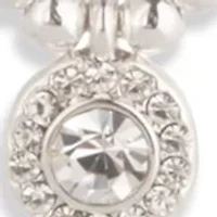  Pavé Beaded Pendant Necklace