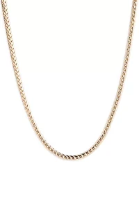  Chain Collar Gold Tone Necklace