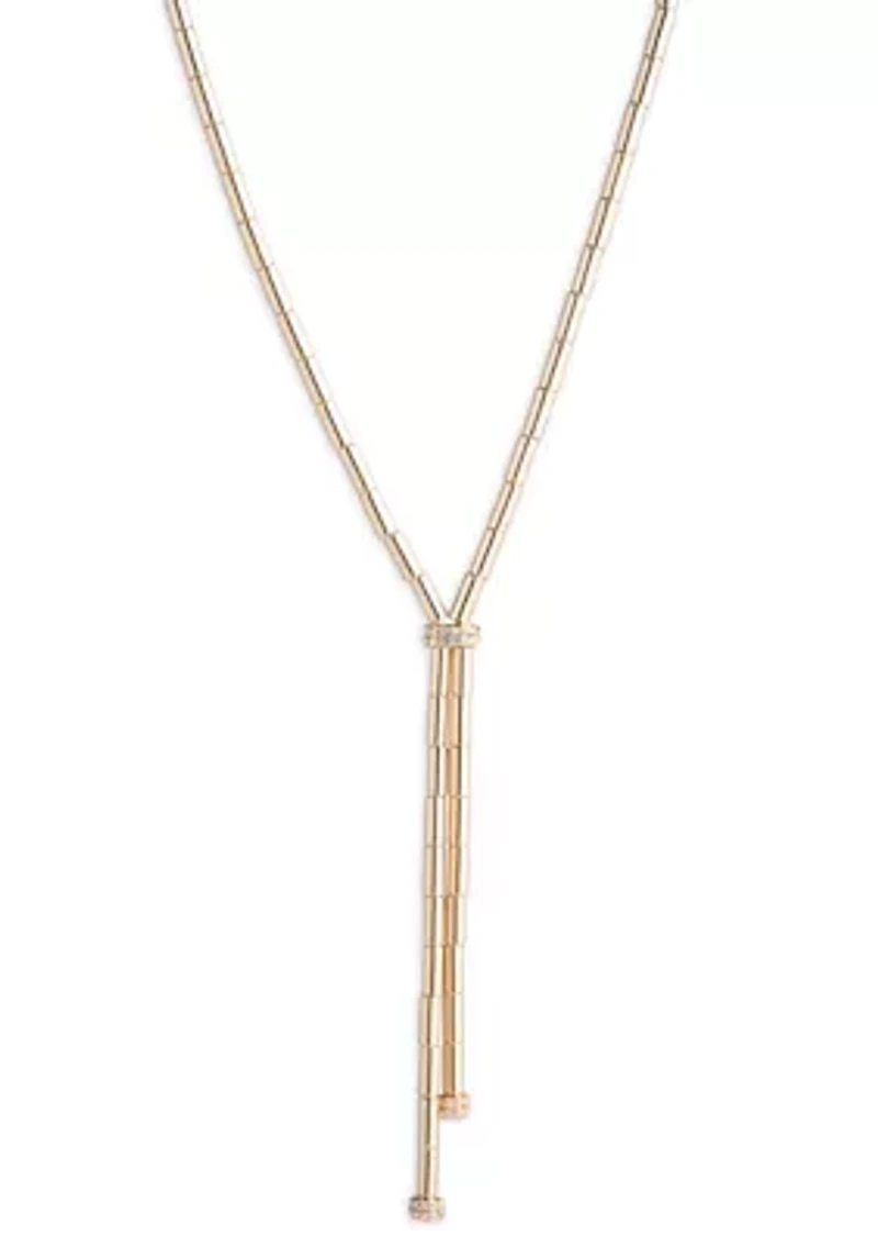 Crystal Pave Y Necklace