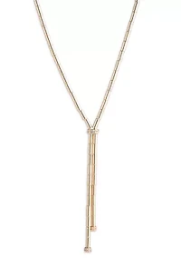 Crystal Pave Y Necklace