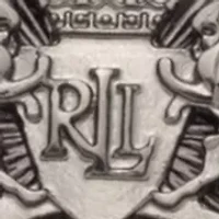 Hematite Tone Gray Crest Pin 