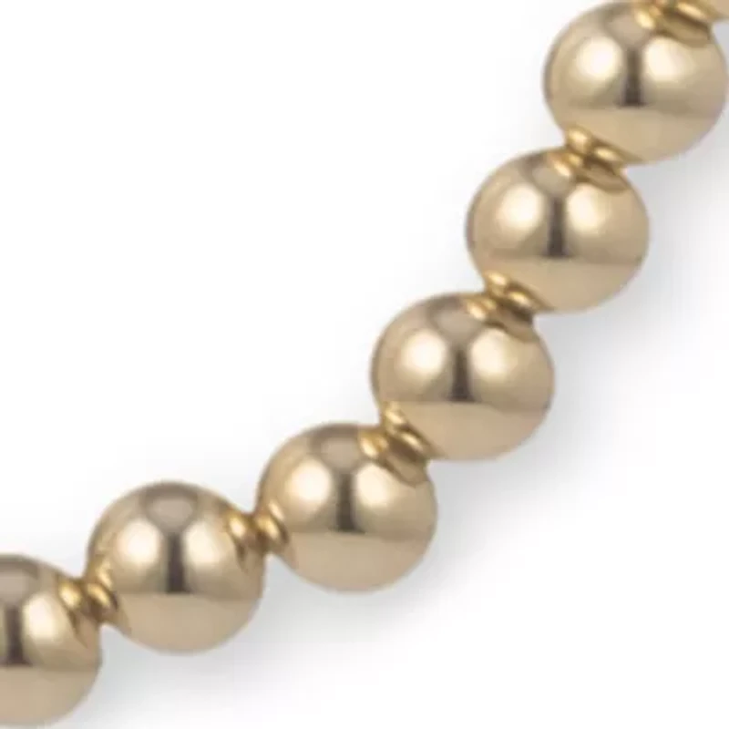 Gold-Tone Metal bead Collar Necklace