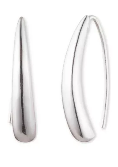 Gold-Tone Threader Earrings