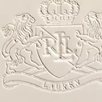 Gold Tone 2 Row Logo Pendant 18 Inch Necklace