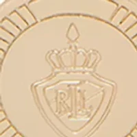 Gold Tone Multi-Row Chain Pendant Necklace