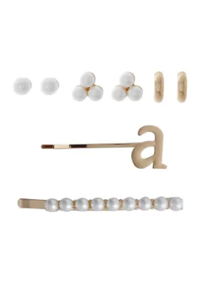 5 Piece Hairpin and Earring Set
