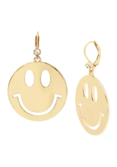 Smiley Drop Earrings