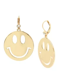 Smiley Drop Earrings