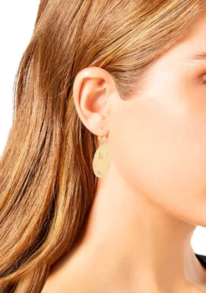 Smiley Drop Earrings