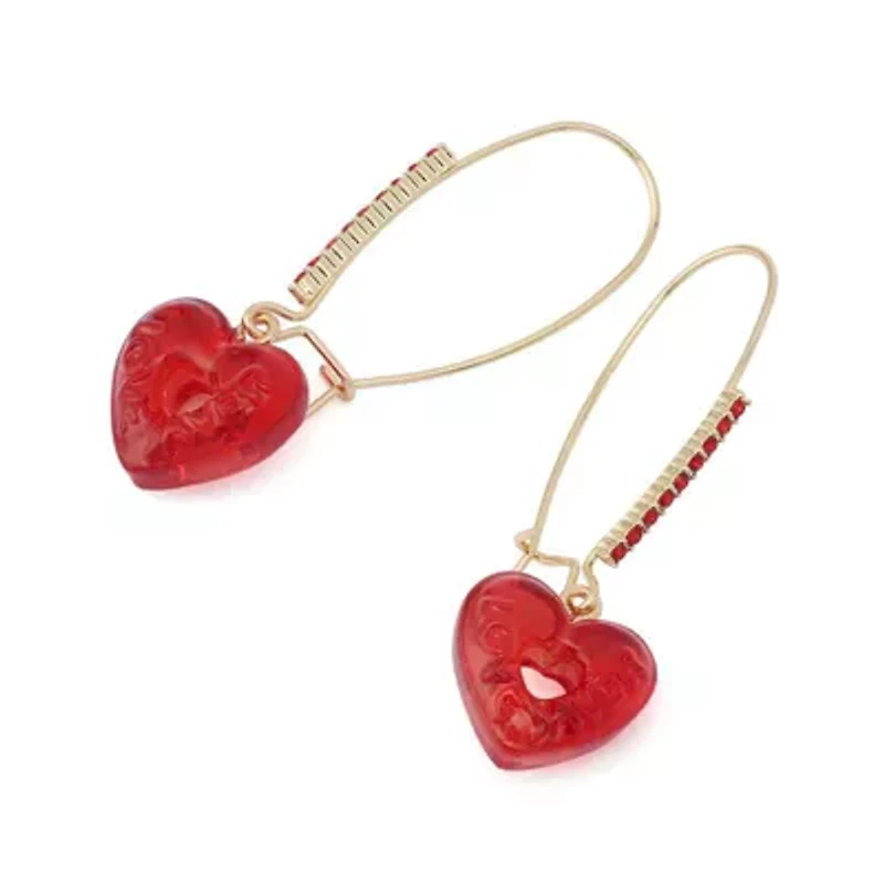 Love Spell Candy Heart Dangle Earrings