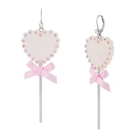 Love Spell Heart Lollipop Drop Earrings