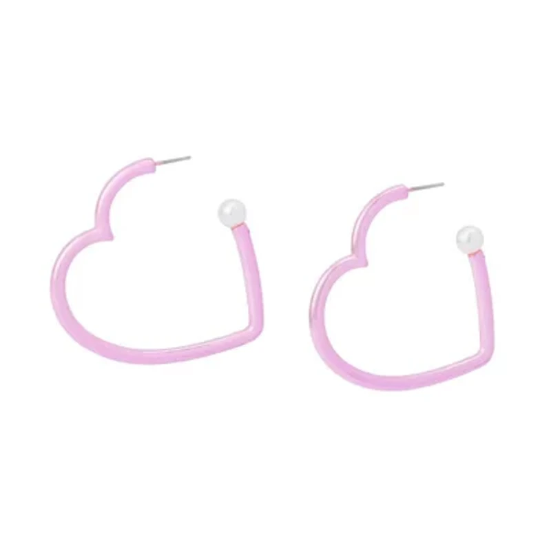 Love Spell Heart Hoop Earrings