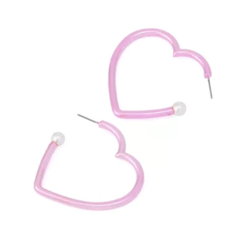 Love Spell Heart Hoop Earrings