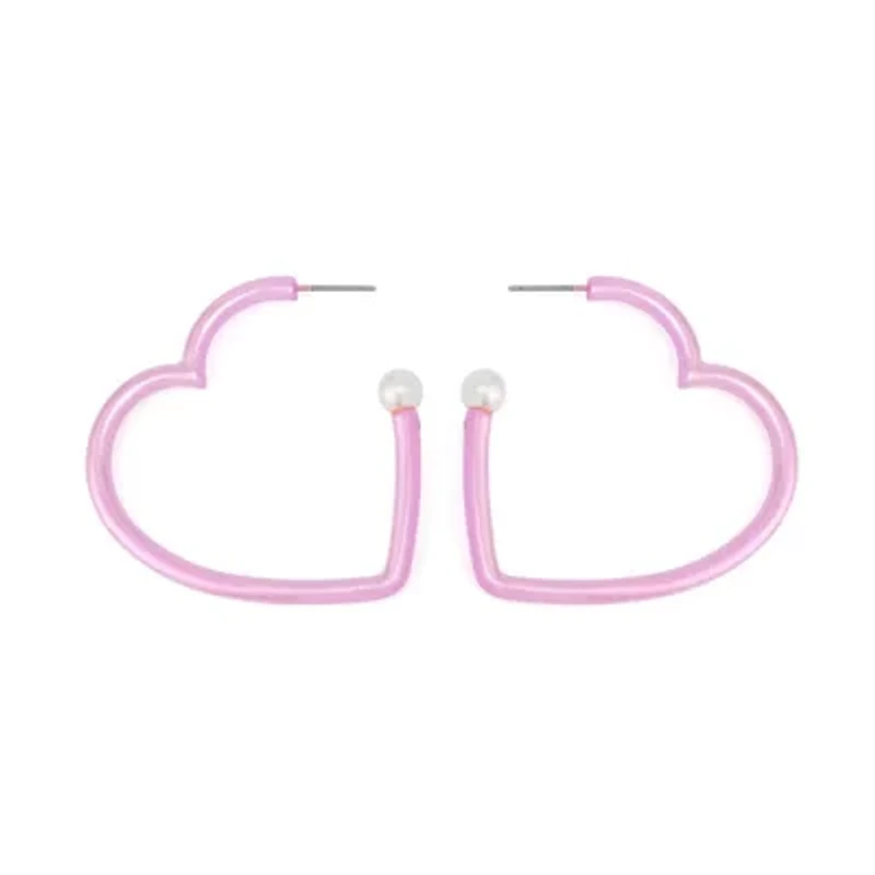 Love Spell Heart Hoop Earrings