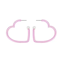 Love Spell Heart Hoop Earrings