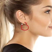 Love Spell Heart Hoop Earrings