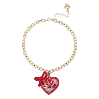 Love Spell Heart Chocolate Box Pendant Necklace