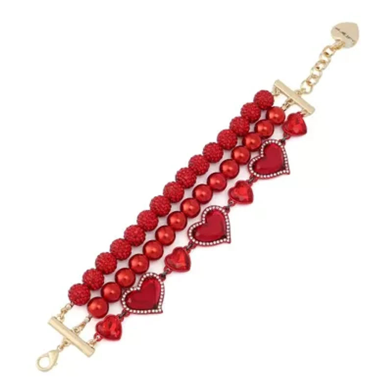 Love Spell Heart Multi Row Bracelet