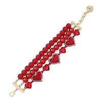 Love Spell Heart Multi Row Bracelet