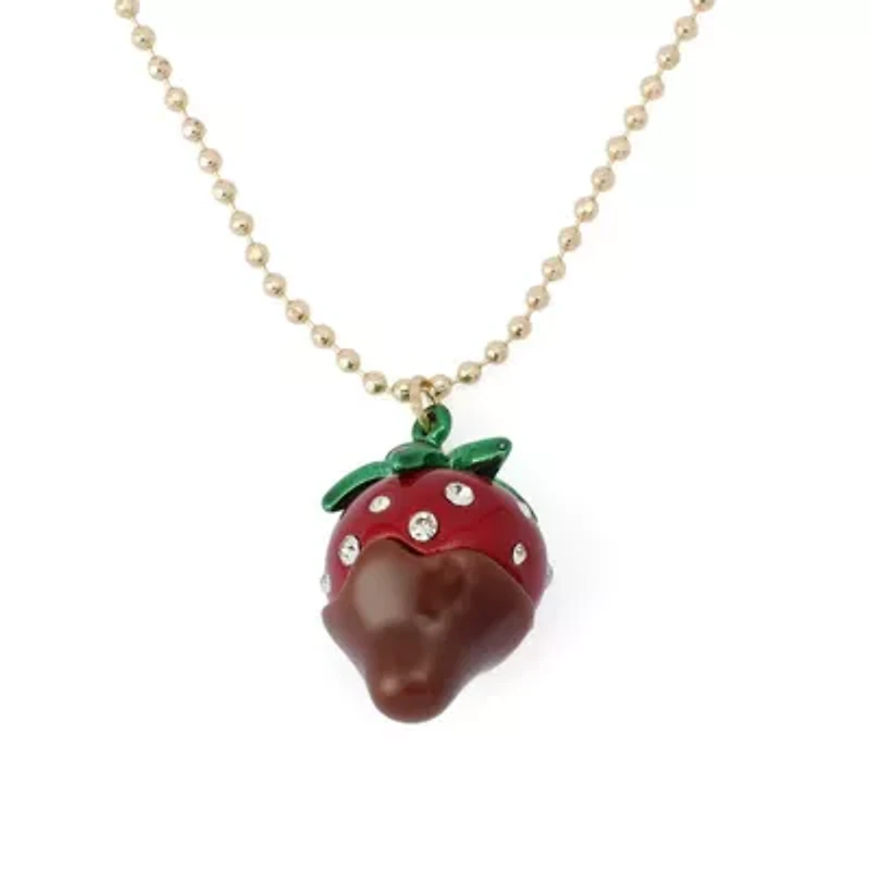 Love Spell Chocolate Strawberry Necklace Set