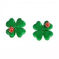 Paddy's Princess Shamrock Stud Earrings