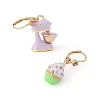 Sweetheart Cupcake Mismatch Drop Earrings