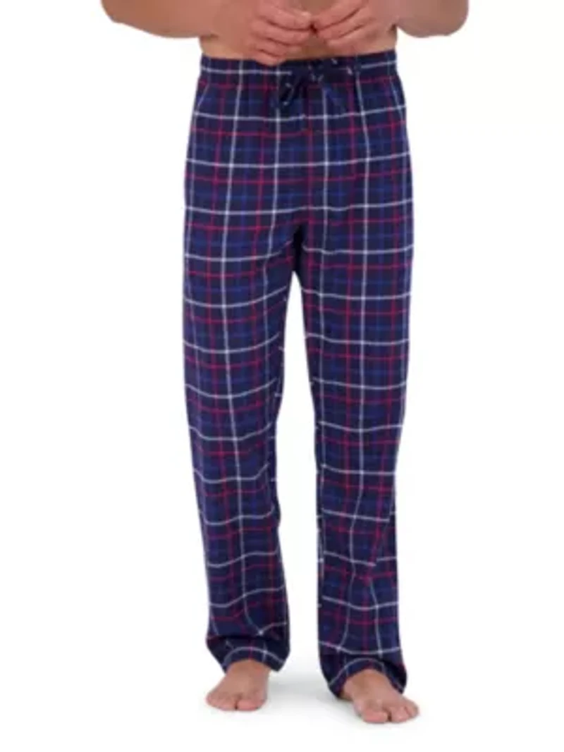 Hanes Men's 2-Piece Flannel Sleep Set