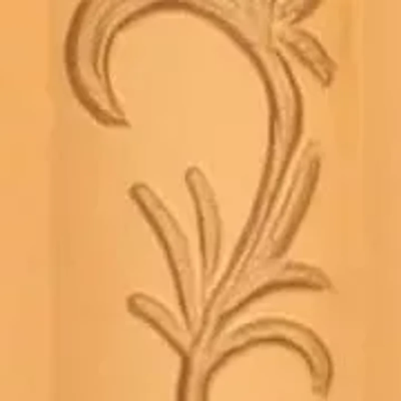 Gold Tone Glass Art Deco Drop Wire Earring