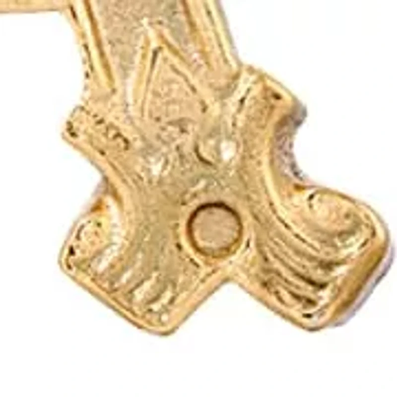 Gold Tone Initial Fx Pearl Pendant 16Adj