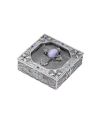 Pewter Semi Precious Cross Rosary Box