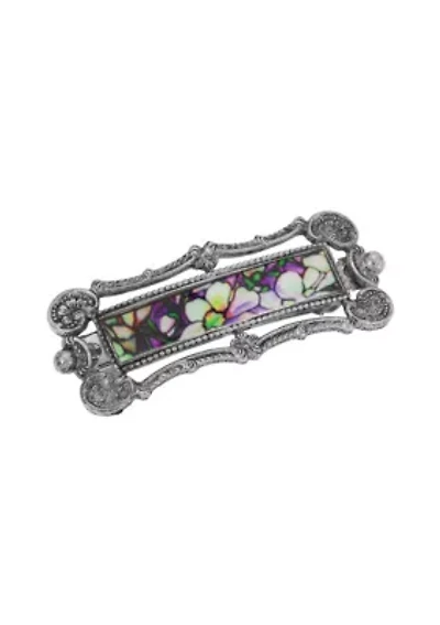 Multi Color Enamel Hair Barrette