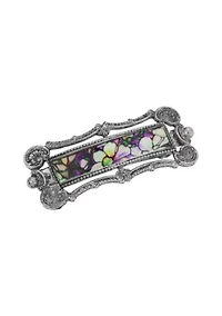 Multi Color Enamel Hair Barrette