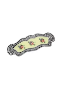 Yellow Flowers Hand Enamel Hair Barrette