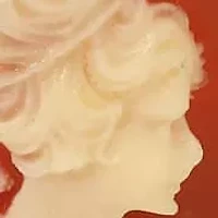 Carnelian Cameo Double Row Str Bracelet