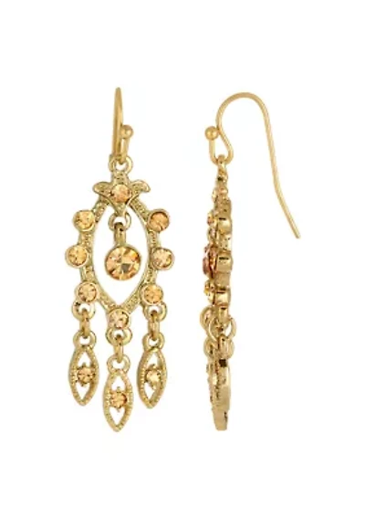 Light Colorado Chandelier Earrings