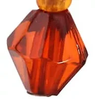 Copper-Tone Topaz Tassel Earrings