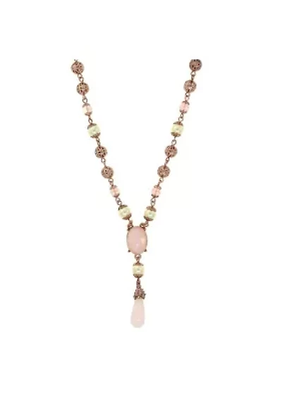 Rose Gold/Cultura Prl/Rse Quartz Y Neck 16"Adj.