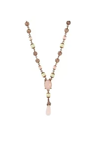 Rose Gold/Cultura Prl/Rse Quartz Y Neck 16"Adj.
