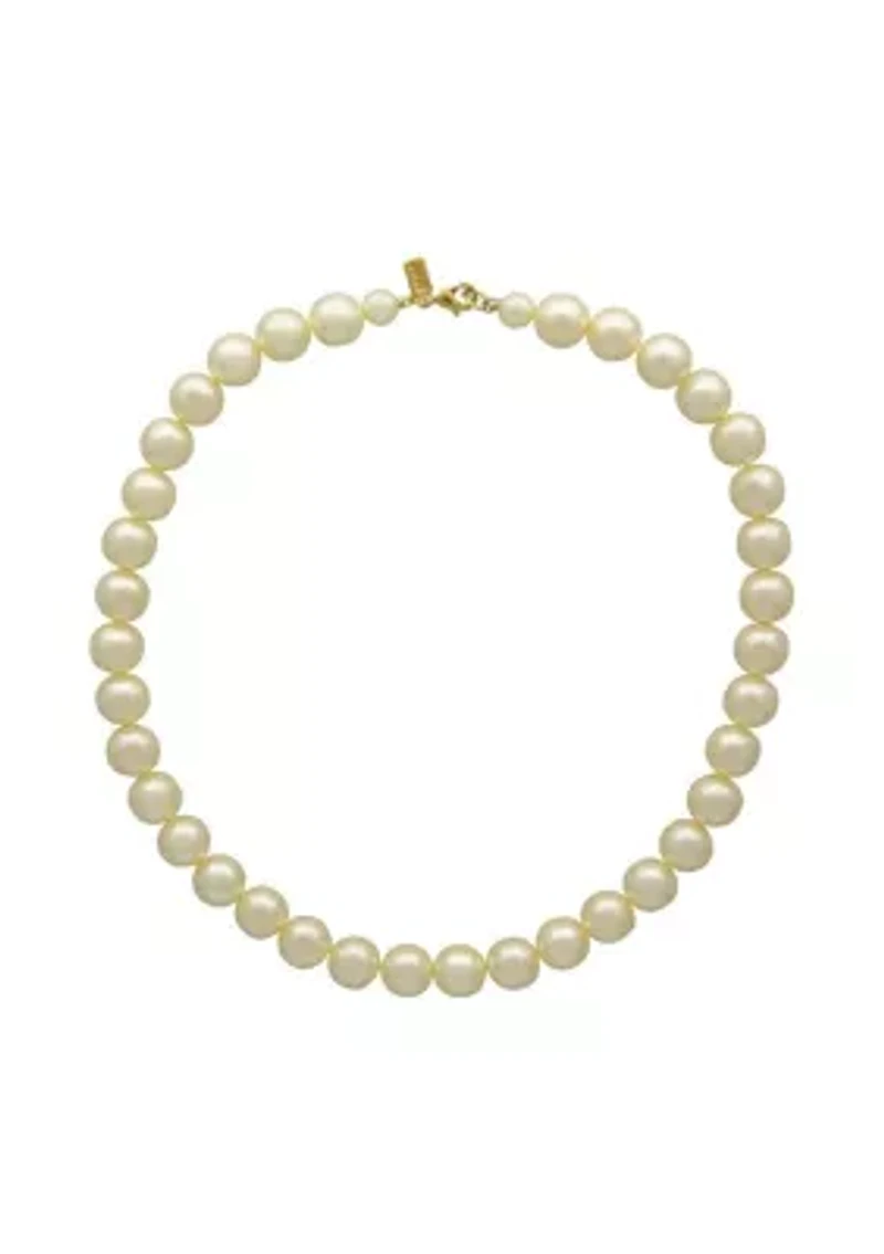 Faux Pearl Strand 18" Necklace
